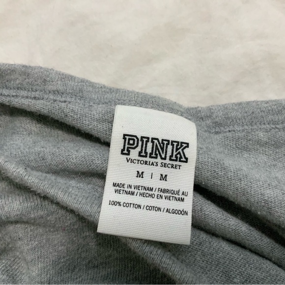 VS PINK Grey Sweater Shirt - Picture 5 of 6